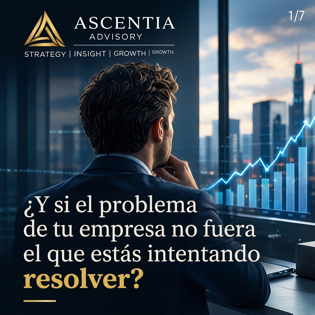 ¿Y SI EL PROBLEMA DE TU EMPRESA NO FUERA EL QUE ESTÁS INTENTANDO RESOLVER? diagnostico 360 empresas medianas y pymes